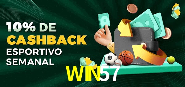 10% de bônus de cashback na WIN57